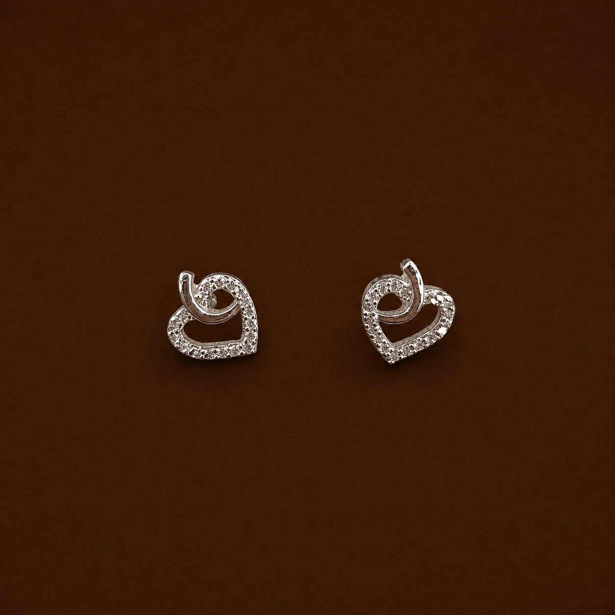Silver & Cubic Zircon Earrings