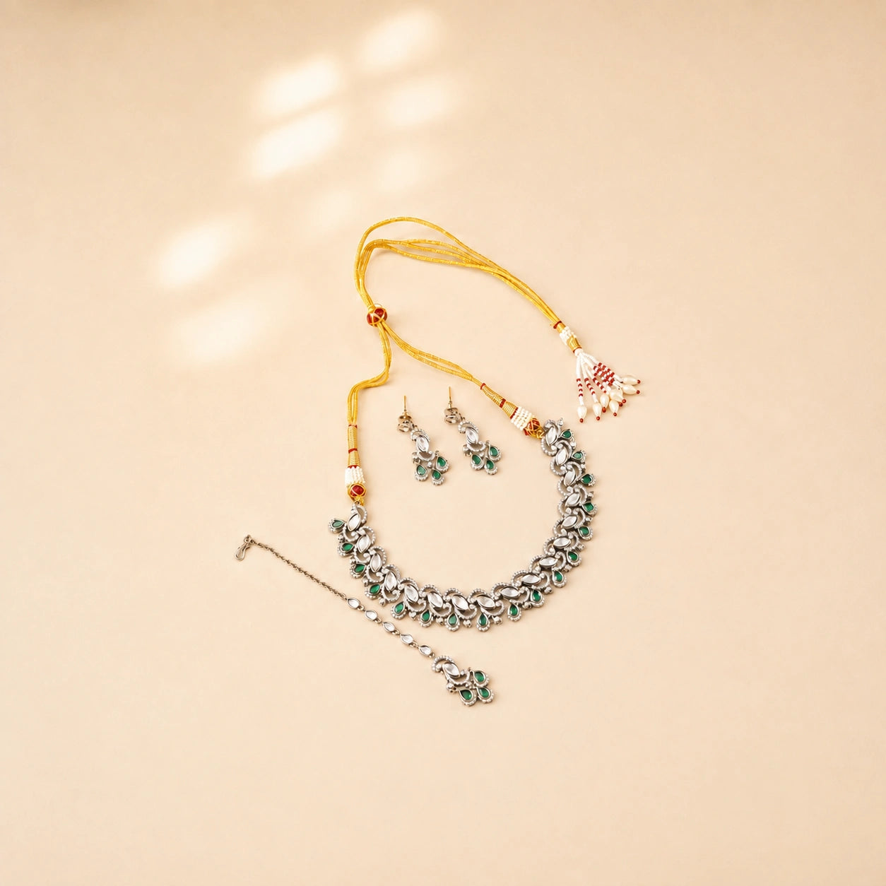 Cubic Zircon Necklace Set