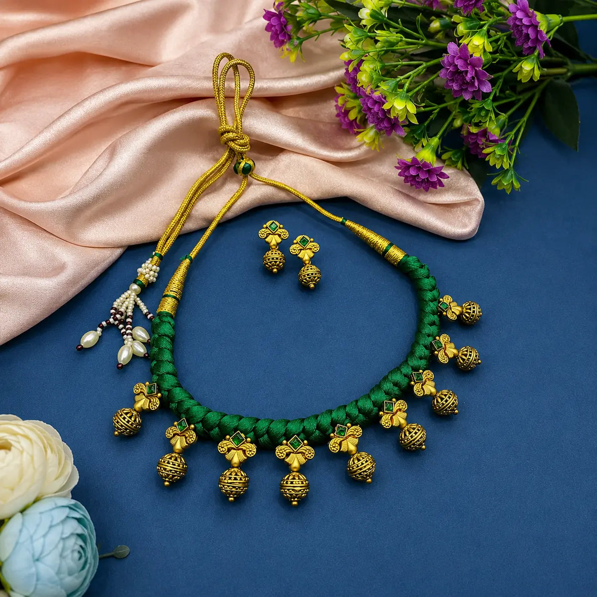 Golden Necklace Set