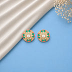 Mint With Pink Meena Tops