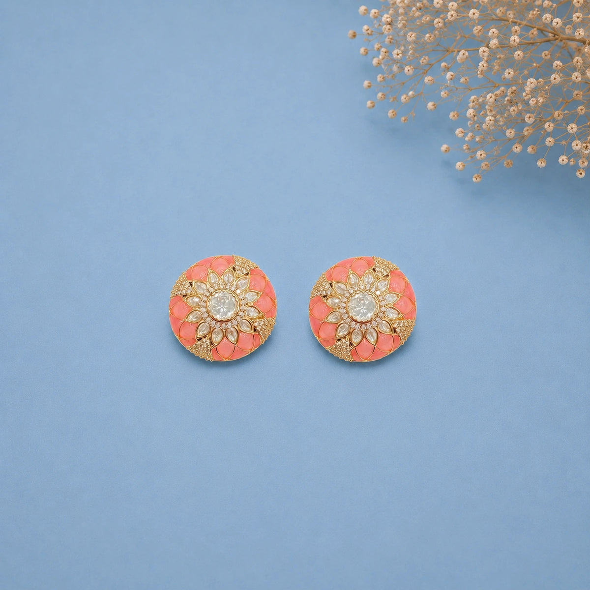 Mint With Pink Meena Tops
