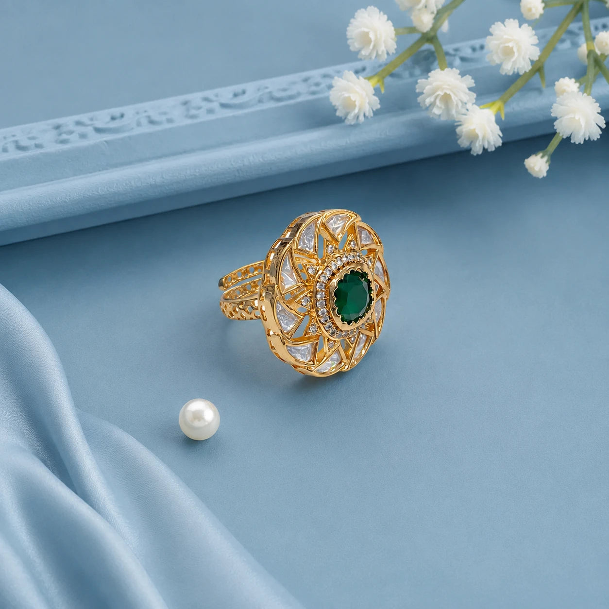 Vilandi & Green Fingerring